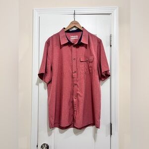 Avalanche‎ Mens UPF 50+ Casual Collared Button Down Short Sleeve Shirt - sz XL
